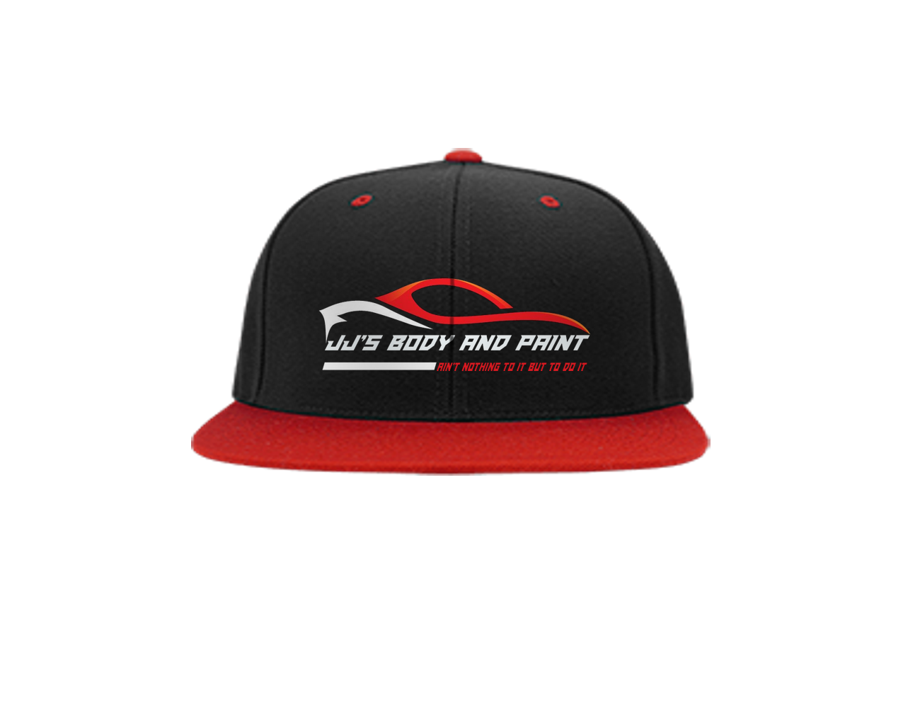 JJ's Auto Body and Paint Hat - Black and Red